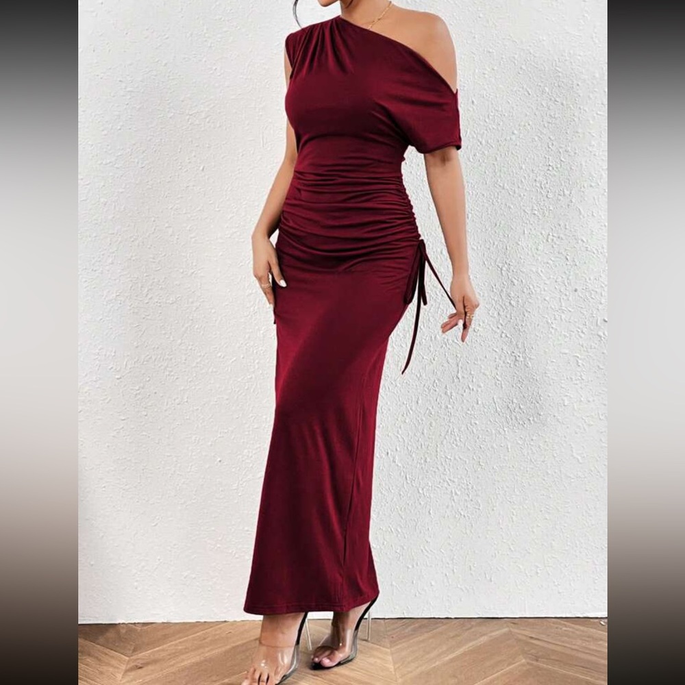 Boho ruched sides maxi dress - Picture 15 of 15